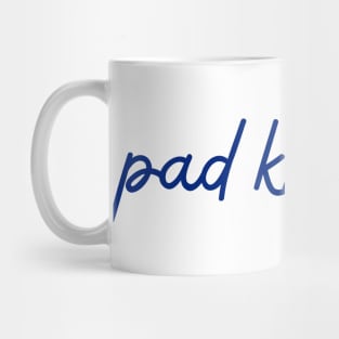 pad kra pao - Thai blue - Flag color Mug